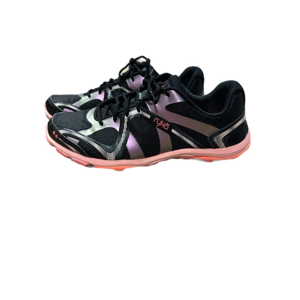 Ryka Women's Black and Pink Athletic Shoes